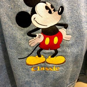 Disney. Mickey Mouse denim jacket.